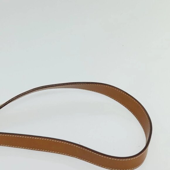 CELINE Macadam Canvas Shoulder Bag PVC Leather Brown Gold Auth 119835 - Picture 9 of 16